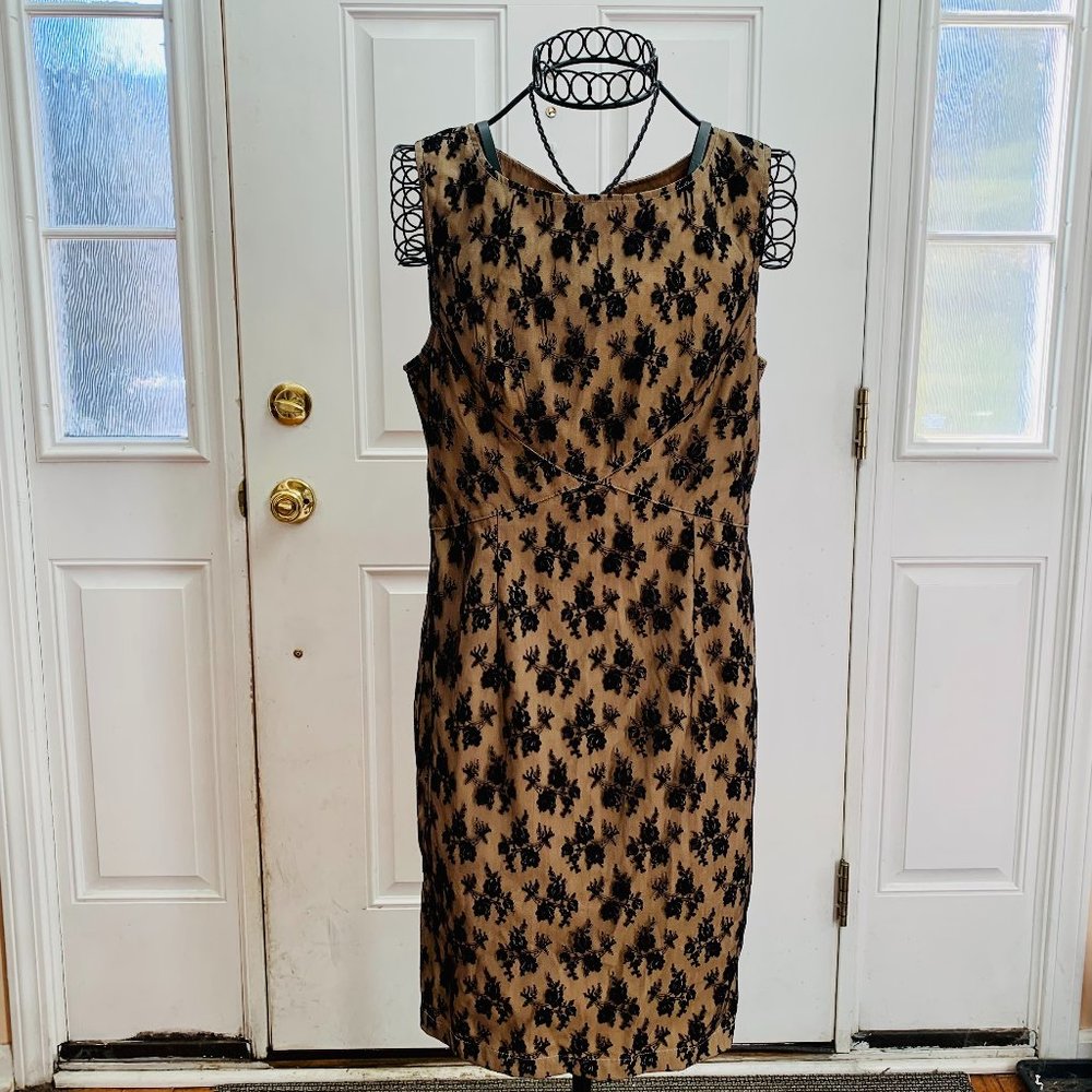 NWT! JB BY JULIE BROWN BLACK LACE SHEATH DRESS